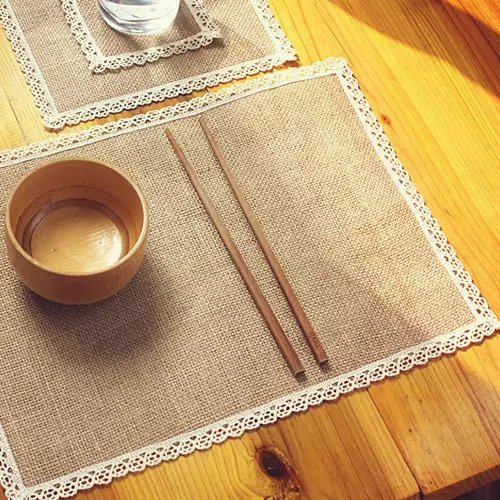 Rectangle Shape Jute Placemats Param Textiles